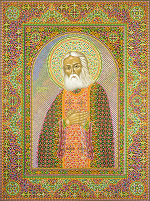 Икона Святого преподобного Серафима Саровского