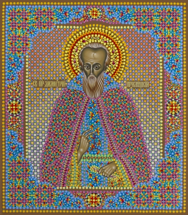 Икона святого преподобного Димитрия Прилуцкого