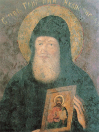 Икона Преподобного Григория Печерского, иконописца