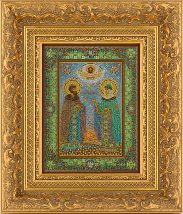 Икона Святые Петр и Феврония<br>5900 руб.