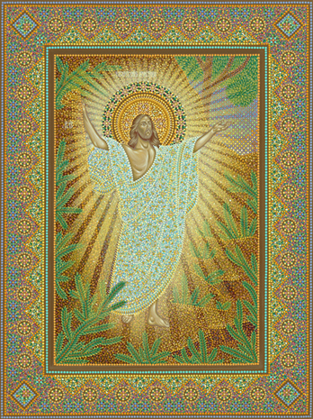 Икона Ю.Э.Кузнецова «Воскресение Христово»