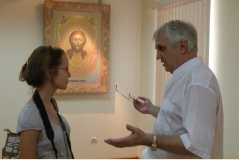 Выставка икон Юрия Кузнецова - «Лик Руси святой».border=
