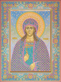 Икона святой мученицы Маргариты (Марины), иконописец Юрий Кузнецов